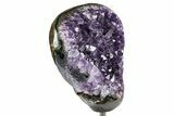 Purple Amethyst Geode On Metal Stand - Uruguay #368769-3
